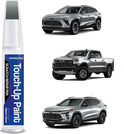 GXD/WA130H Sterling Gray Metallic Car Touch-Up Paint Compatible with GMC-Chevy Car Paint Scratch Repair Kit, Quick & Easy Solution to Repair