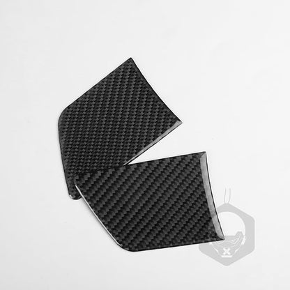NVCNX Real Premium Carbon Fiber for Toyota Tundra 2022-2026 / Sequoia 2023-2026 2024 2025 Truck Pickup SUV Car Door Inner Handle Bottom Cover Interior Trim Accessories Thick Overlay Sticker Decal 4PCs