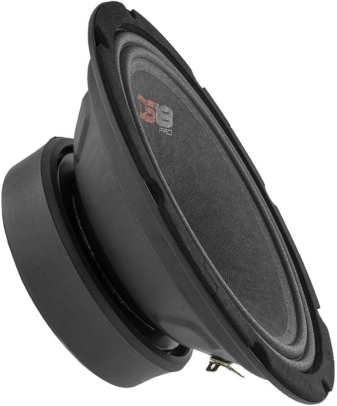DS18 PRO-GM8SE Loudspeaker - 8", Midrange, Sealed Back, 480W Max, 140W RMS, 8 Ohms - Premium Quality Audio Door Speakers for Car or Truck Stereo Sound System (1 Speaker)
