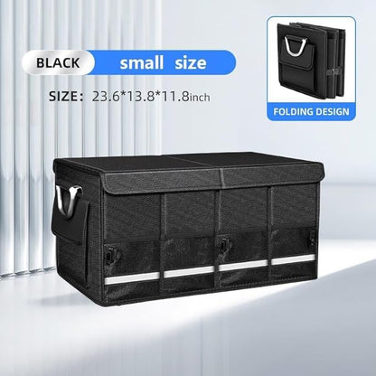 Collapsible Multi Compartment Car Trunk Organizer,SUV Trunk Organizer, suitable for Car Accessories Interior for Women and Men (JB-06)