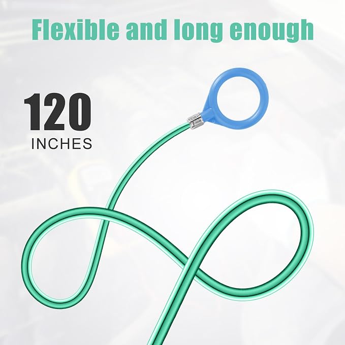 BOXOB 10pcs Car Sunroof Drain Cleaning Tool Kit, Round Handle 300cm/9.84ft Auto Sunroof Drain Cleaner for Windshield Wiper Trunk Door AC Line Pipe Unclogging