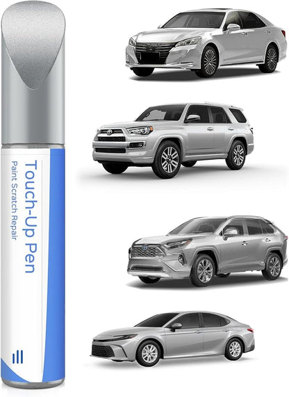 1D4 Pewter Metallic Touch Up Paint Compatible with Toyota Exact Match Chips and Nicks Touch Up