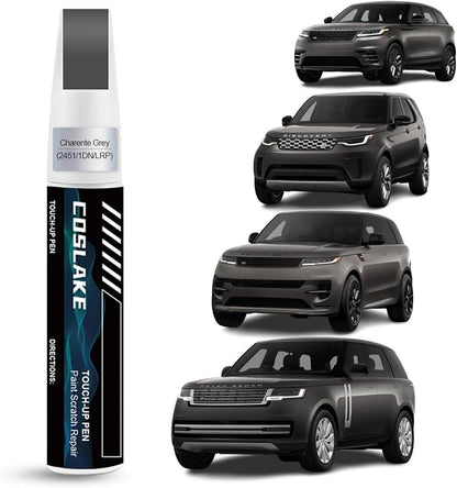 Car Touch Up Paint(Charente Grey(2451/1DN/LRP)) for Landrover, Car Paint Scratch Repair Kit, Quick & Easy Solution to Repair, Scratch Remover Pen with 2PCS Disposable Micro Applicators