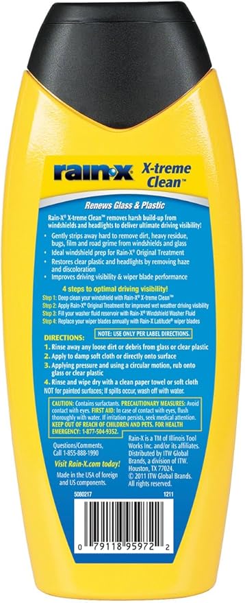 Rain-X 5080217 X-treme Clean Glass Cleaner - 12 fl oz.