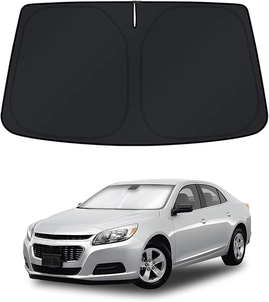 KUST Windshield Sun Shade for Chevy Malibu 2013 2014 2015 Window Accessories Sun Cover Foldable Blocks UV Rays Keep Car Cooler