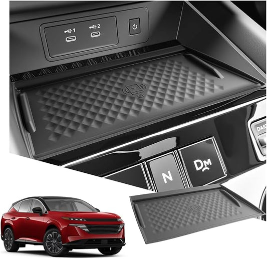 SXCY for 2025 2026 Nissan Murano Wireless Charging Protective Mats 2025 2026 Murano Accessories Center Console Inserts Liner Anti-Slip Anti-Dust Waterproof Mats