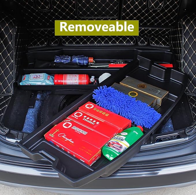 Trunk Custom-Fit Organizer for Honda CR-V, SUV Insert Cargo Rear Hatch Storage Box for CRV EX LX EX-L Touring Turbo Plus Sport Accessories