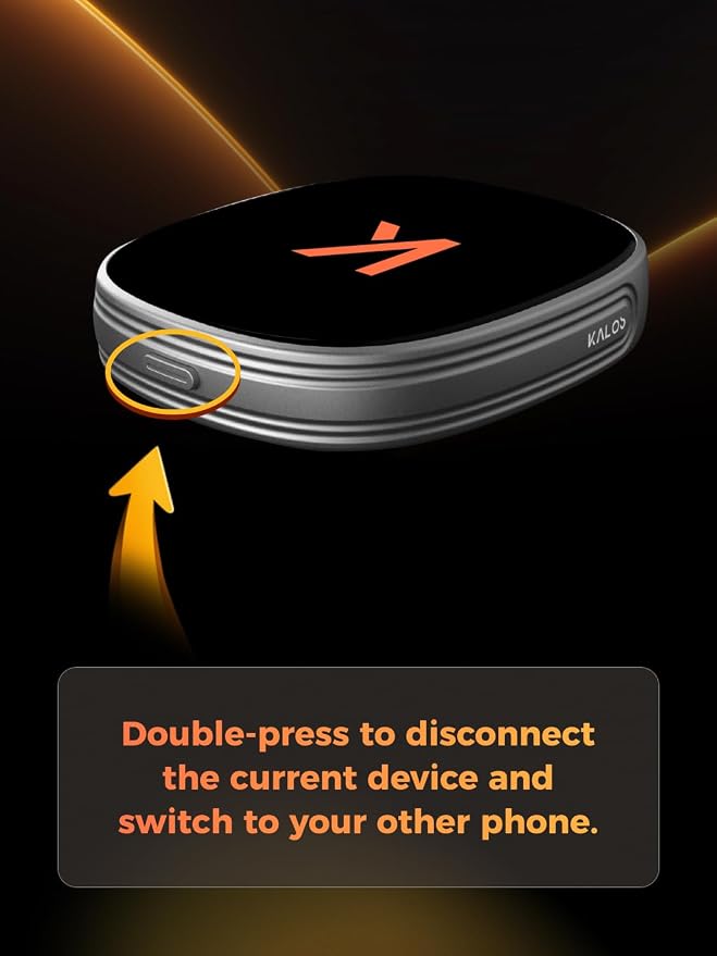 KALOS Carplay Wireless Android Auto Adapter, Support YouTube Tiktok,Convert Factory Wired to Wireless, Easy Setup,Quick Connection,Plug & Play, Compatible with Android 11+ & Cars from 2015