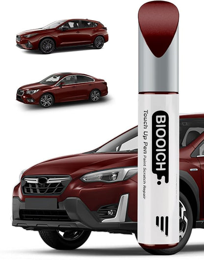 Touch Up Paint Pen Exact Color Match Car Chip and Scratch Repair (for Subaru, Crimson Red Pearl(M1Y))