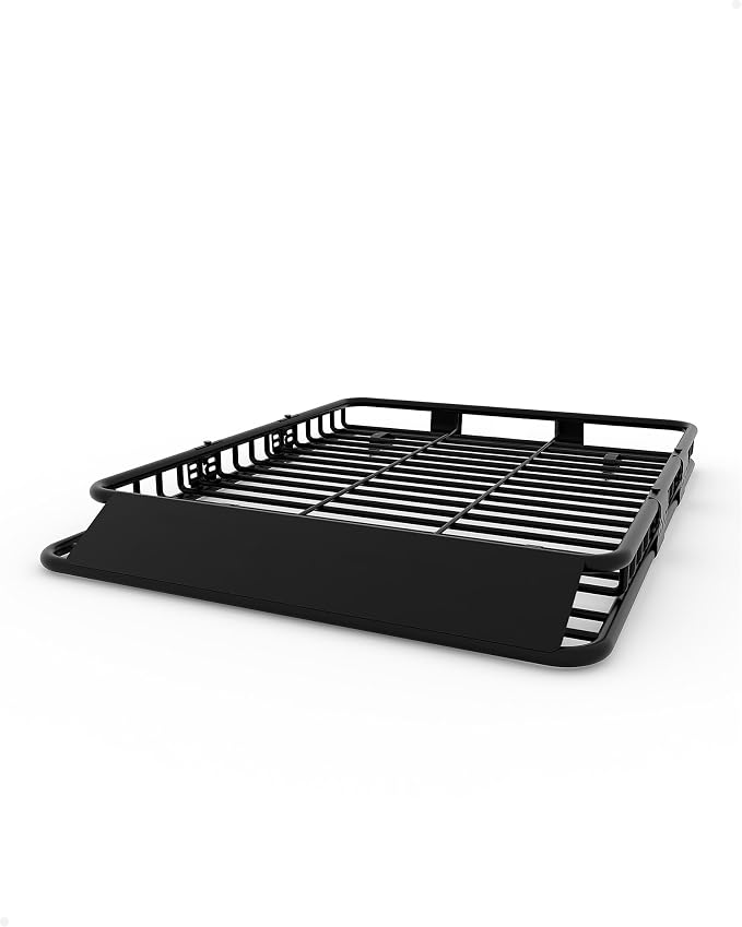 Garvee Universal Roof Rack Cargo Carrier Basket, 200 Lbs Capacity Rooftop Cargo Rack, Car Top Luggage Holder Basket Heavy Duty for SUVs, Trucks, Vehicles