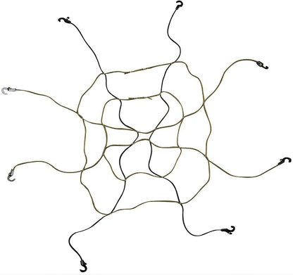Keeper 6141 Zip Net Adjustable Cargo Net, Black/Yellow
