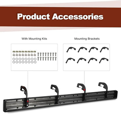 Perfit Liner 6'' Running Boards Compatible for Crew Cab 2007-2018 Chevy Silverado GMC Sierra 1500,2007-2019 2500 3500HD,2019 Ld/Lt Engine Black Textured Aluminum Side Steps Nerf Bars