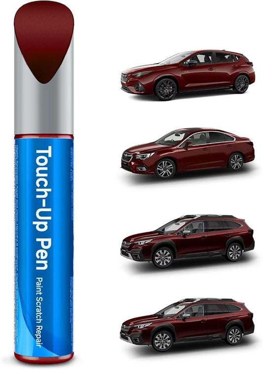 H2Q Venetian Red Pearl Compatible with Subaru Exact Match Touch Up Paint Car Scratch Repair