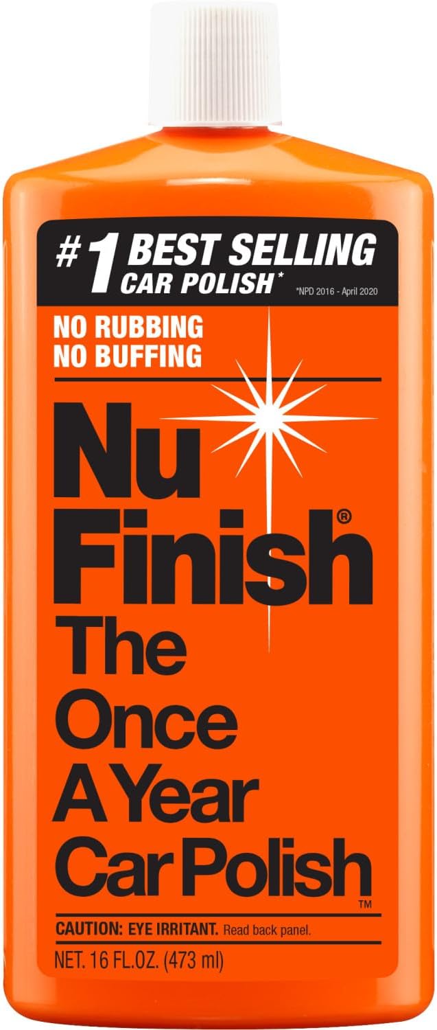 Nu Finish The Once A Year Car Polish Liquid - 16 OZ