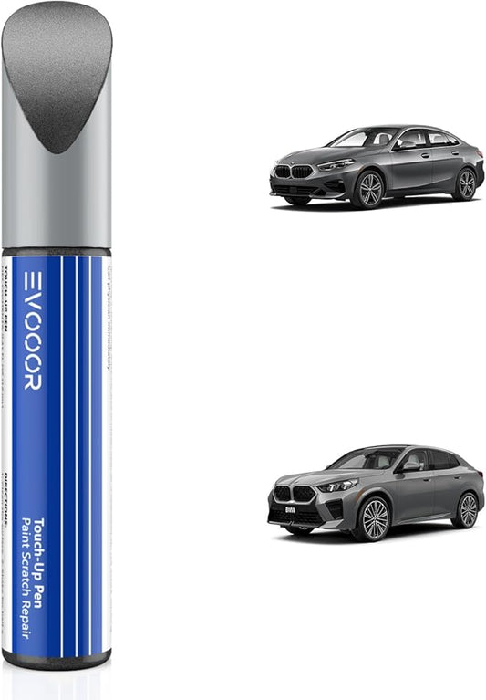 Touch Up Paint For BMW, Mineral Grey(B39) Exact Match Touch Up Paint Car Scratch Repair(Mineral Grey Metallic for X2/2 Series Tourer)