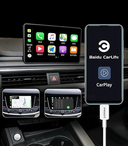 iPhone 17/17E/16E Car Carplay Cable for iPhone 17Air, 15/16/17 Pro Max 15 16 Plus Car Accessories Cable,USB A to USB C for iPad 10th Gen iPad Pro,Air 5th 4th Mini 6th Charger Cord Replacement (3.3 FT)
