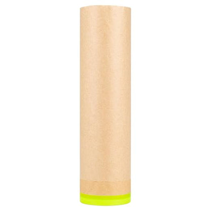 MyLifeUNIT Masking Paper, Automotive Masking Paper Roll with Tape for Painting Protection Covering (1 Rolls, 24 inch x 50 feet)