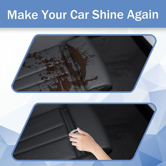 Carpet and Upholstery Cleaning Brush, Detailing Supplies, Carpet Scrubber Stiff Bristle Detailing Scrub Brushes, Universal Car Accessories Interior Leather Brush for Car and Home