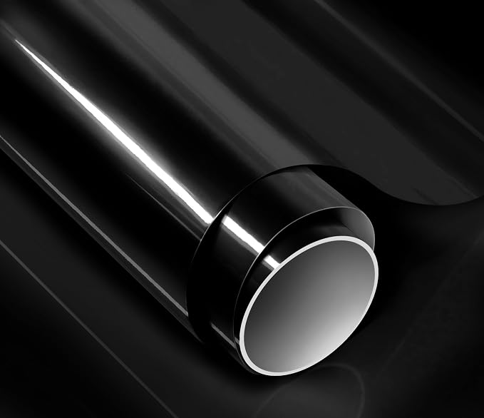 ColorFusion PPF by VViViD, Gloss Piano Black Dry Apply PPF Vinyl Car Wrap Roll 6ft x 5ft