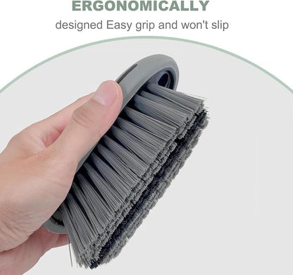Cleaning Brush, Carpet Brush ，for Car Interior and Home, Couch (Gray)