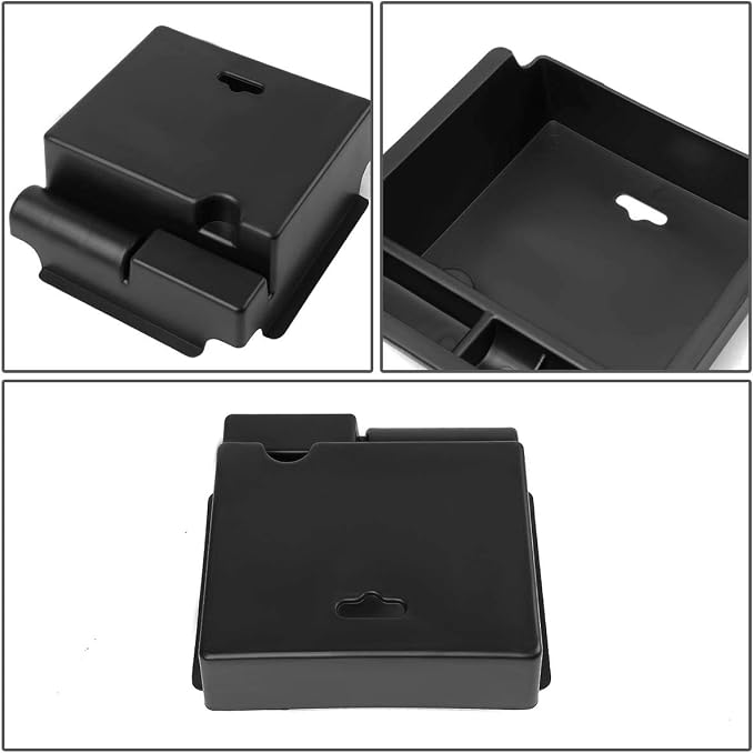 DNA MOTORING ZTL-Y-0020 Center Console Armrest Organizer Tray (for 16-17 Nissan Maxima), 1 Pack,Black