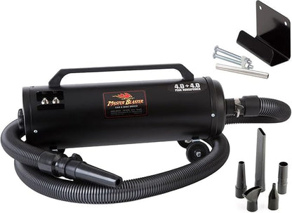 Metro Vac MB-3CD Air Force Master Blaster 8-HP Car & Motorcycle Dryer - Auto Detailing Plus FREE Wall Mount Bracket