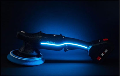 RUPES Bigfoot iBrid Random Orbital Polisher & Bigfoot Mini iBrid Polisher Combo - Advanced 18V Battery System, Optimizes Workflow and Boosts Productivity, Revolutionary Design