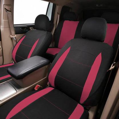 Flying Banner Car Seat Covers Front Seats Rear Bench Polyester car seat Protectors Easy installations Rear Bench Split Classic Man Lady Truck