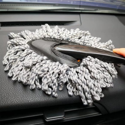 IPELY 3 Pack Large Microfiber Car Duster Exterior Scratch Free with Extendable, Car Duster Interior Multipurpose dust Cleaning
