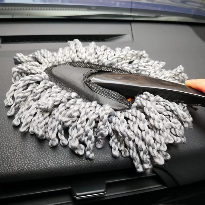 IPELY Super Soft Microfiber Car Dash Duster Brush for Car Cleaning Home Kitchen Computer Cleaning Brush Dusting Tool