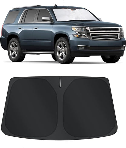 TINGLU Sun Shade for Chevrolet/Chevy Blazer 2019-2024 2025 2026 Accessories Windshield Sun Shade Window Shade UV Rays Protection Sun Visor Cover with Steering Wheel Sunshade Storage Bag
