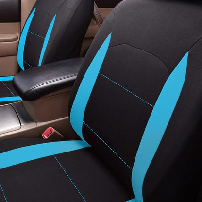 Flying Banner Car Seat Covers Front Seats Rear Bench Polyester car seat Protectors Easy installations Rear Bench Split Classic Man Lady Truck