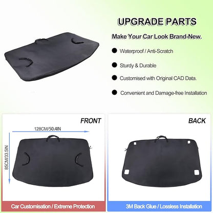 Targa Top Roof Panel Protection Storage Cover Bag for Chevrolet Corvette C7 2014 2015 2016 2017 2018 2019 Coupe, Removable Trunk Roof Panel Storage Bag, Hard Top Rooftop Organizer Accessories 23148691