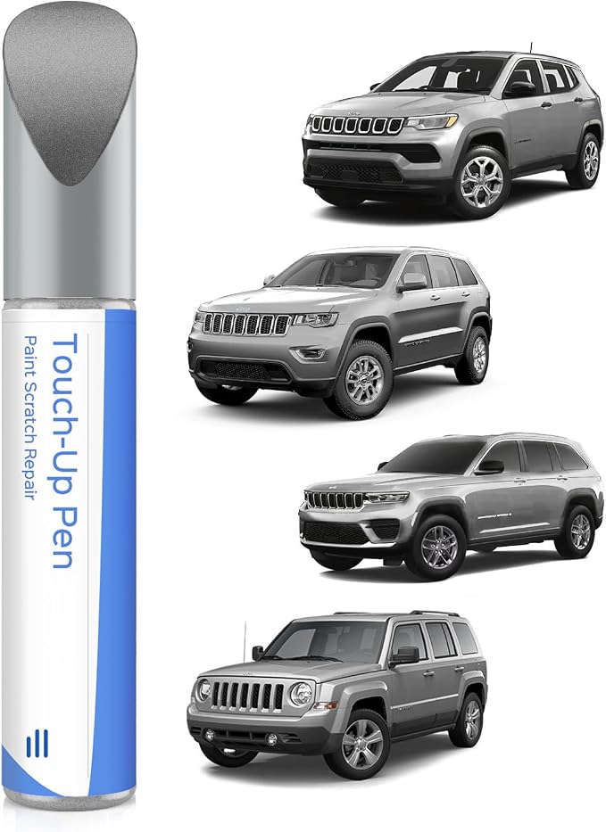 PSC/JSC Billet Silver Metallic Touch Up Paint Compatible with Jeep Exact Match Chips and Nicks Touch Up