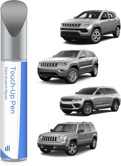 PSC/JSC Billet Silver Metallic Touch Up Paint Compatible with Jeep Exact Match Chips and Nicks Touch Up