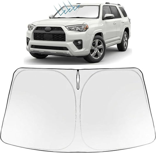 Proadsy Windshield Sun Shade for 4Runner 2025-2026 SR5, Trail, TRD (Off-Road, Premium, Pro) Limited Foldable Front Sunshade Protector Sun Visor Blocks UV Rays Keep Car Cooler Accessories