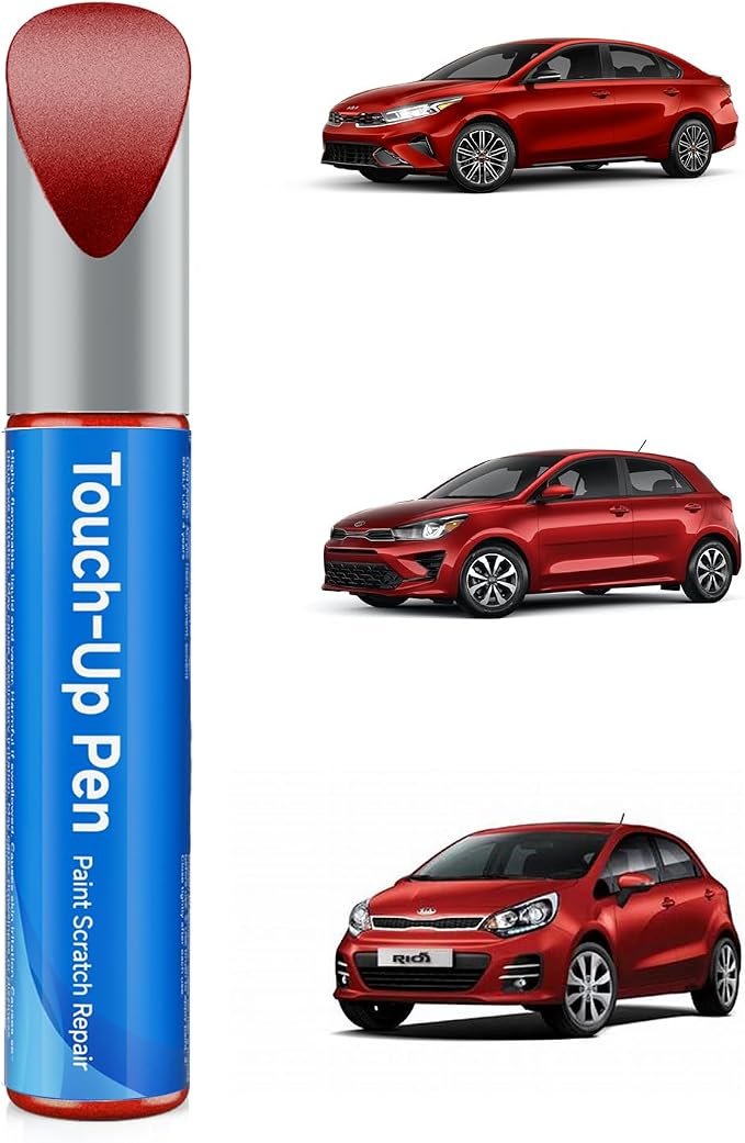 R4R Currant Red Touch Up Paint Compatible with Kia Exact Match Touch Up Paint Car Scratch Repair