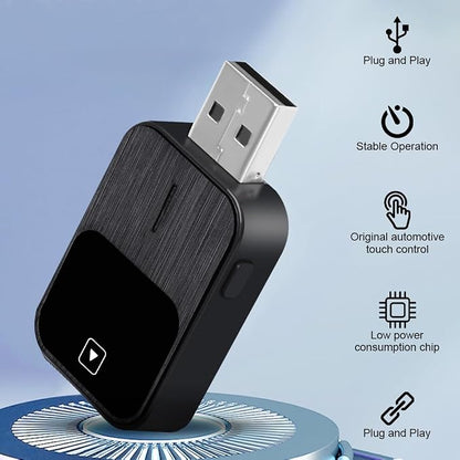 Flintronic Wireless CarPlay Adapter, 2-in-1 Wireless CarPlay & Android Auto Adapter, Plug and Play Car Play Donglewith USB & Type-C for IOS12+/Android11+ Phones