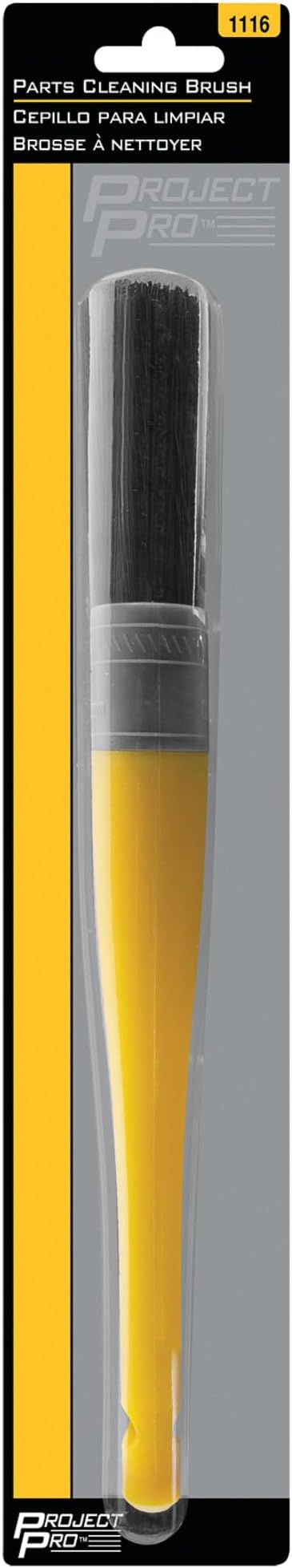 Performance Tool 1116 Large Shop Brush with PVC Bristles for Cleaning with Gasoline or Solvents, Ideal for Automotive, Garage, and Industrial Use