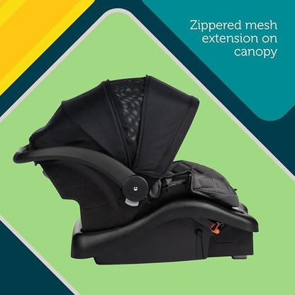 Safety 1st onBoard™ Insta-Latch™ DLX Infant Car Seat with Base, Baby Car Seat for 4-30 lbs., Rear Facing Car Seat, Beach Rose