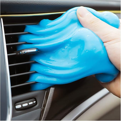 Moly Magnolia Cleaning Gel for Car, Universal Detailing Putty Gel Detail Tools Car Interior Cleaner, Removal Putty Keyboard Cleaner for Car Vents, PC, Laptops, Cameras (Blue)