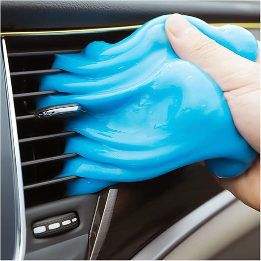 Moly Magnolia Cleaning Gel for Car, Universal Detailing Putty Gel Detail Tools Car Interior Cleaner, Removal Putty Keyboard Cleaner for Car Vents, PC, Laptops, Cameras (Blue)