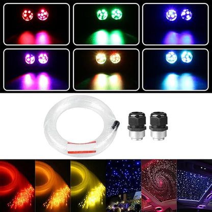 Twinkle Starlight Headliner Light,16W 500pcs 6.5ft LED Star Ceiling Fiber Optic Light Kit APP/Remote Control for Car/Home/Party