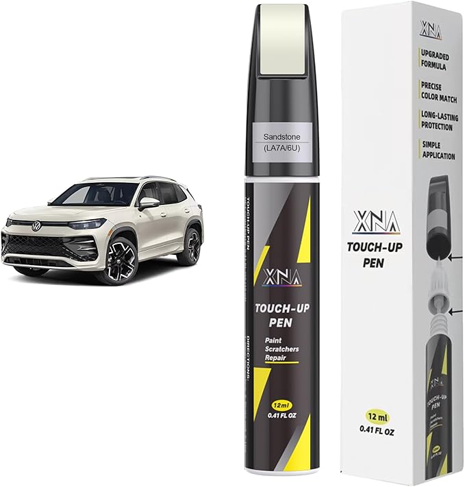 XNA Sandstone(LA7A/6U) for Volkswagen Touch Up Paint, Car Scratch Remover for Nicks and Chips Repair, 2-In-1 Quick & Easy Fix Car Scratch Repair Kit with Exact Color-Matched