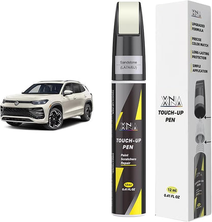 XNA Sandstone(LA7A/6U) for Volkswagen Touch Up Paint, Car Scratch Remover for Nicks and Chips Repair, 2-In-1 Quick & Easy Fix Car Scratch Repair Kit with Exact Color-Matched