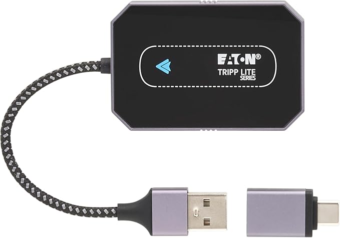 TRIPP LITE Eaton Series Bluetooth Android Auto Wireless Adapter for Car Screen, Mini Portable Size, USB-C & USB Adapter, Samsung Galaxy S8+ and Google Pixel Compatible, 3-Year Warranty (U264-001-AND)