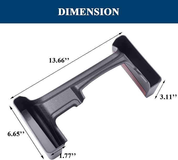 Center Console Gear Shift Organizer Tray Compatible with Jeep Wrangler JL/JLU 2018-2023 2024 2025 2026 and Jeep Gladiator JT Truck 2020-2023 2024 2025 2026 Storage Box Accessories (Not for JK/JKU)