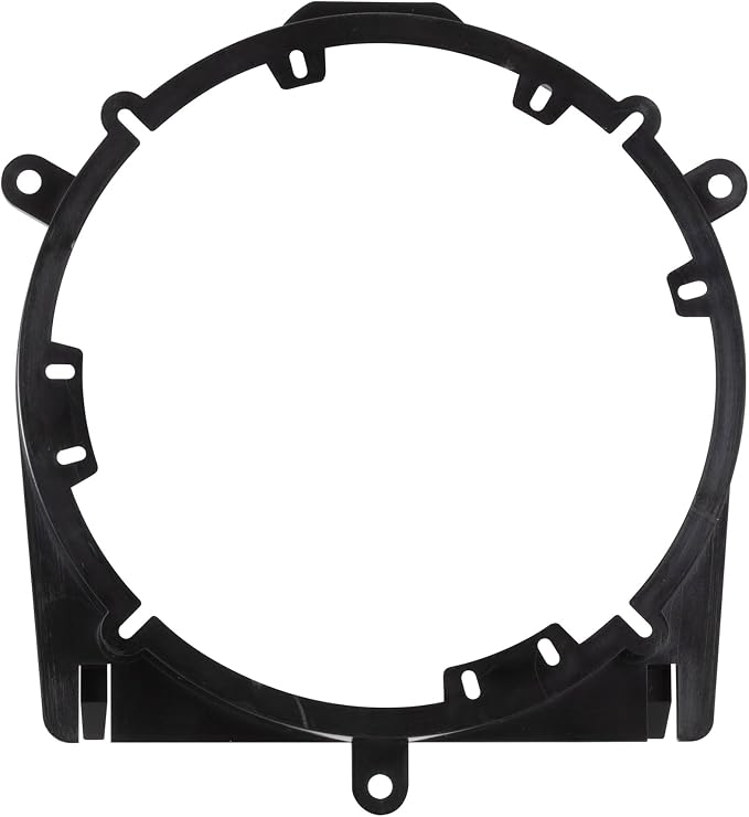 Scosche SAHR6 6.5-6.75” Speaker Adapters Compatible with Select 2004-14 Acura and Honda Vehicles - 6 1/2" to 6 3/4" Adapter Spacer for Car Door Speakers - Sold in Pairs - See Images for Vehicle List