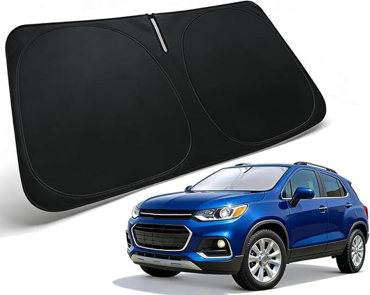 Windshield Sun Shade for 2013-2023 Chevy Trax Accessories, Car Front Window Sun Visor & Heat Shield | 240T Sunshade Protection Blocks UV Rays Keep Your Car Cooler