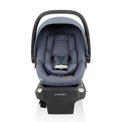 Evenflo Revolve180 LiteMax NXT Rotating Rear-Facing Lightweight Preemie and Infant Car Seat 3-30lbs. with SensorySoothe. Easy Install with Base (Flint)